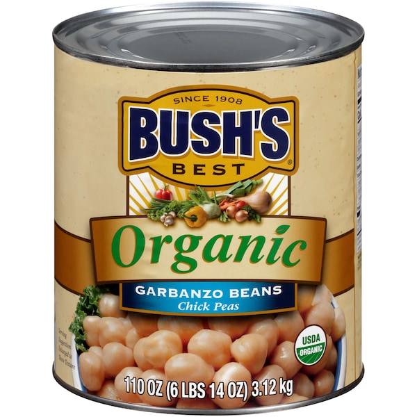 Bushs Best Bush's Best 100 Organic Garbanzo Beans 10 Can, PK6 01707